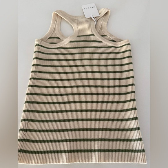 HEYSON Striped Ribbed Viscose Racerback Tank - Picture 3 of 4